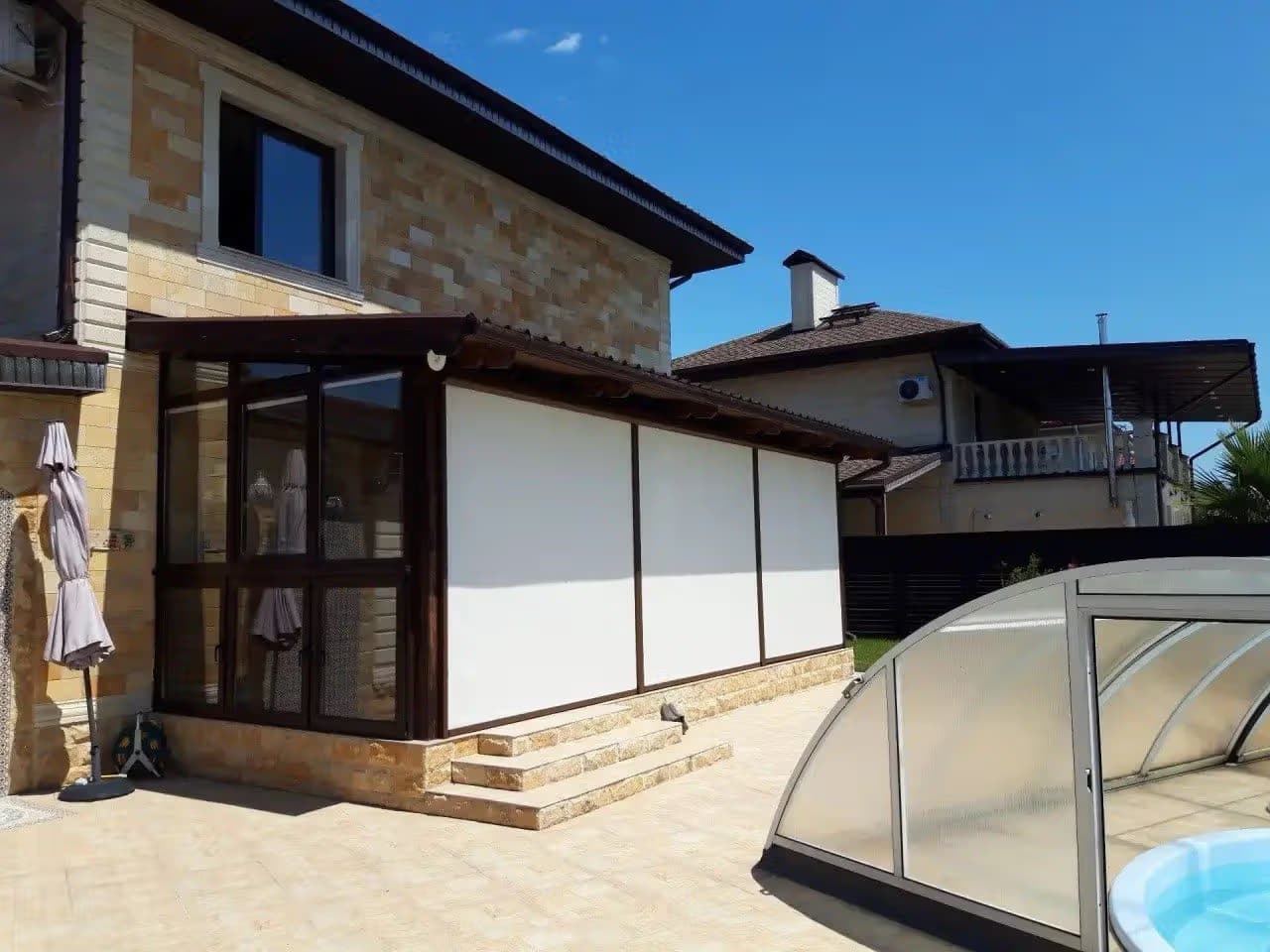 Вертикальная маркиза (НАВЕС) на заказ Адлер