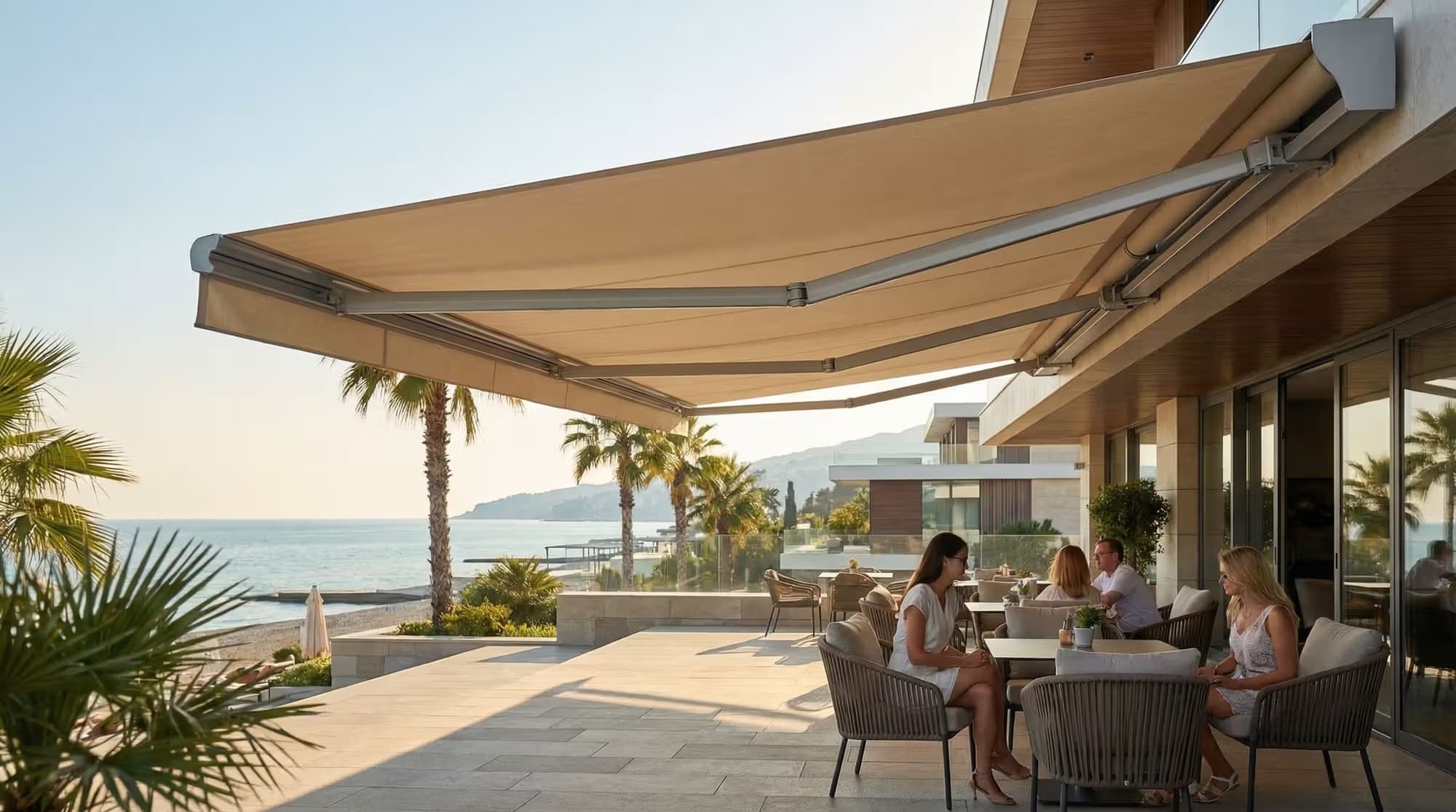 Локтевая выдвижная маркиза