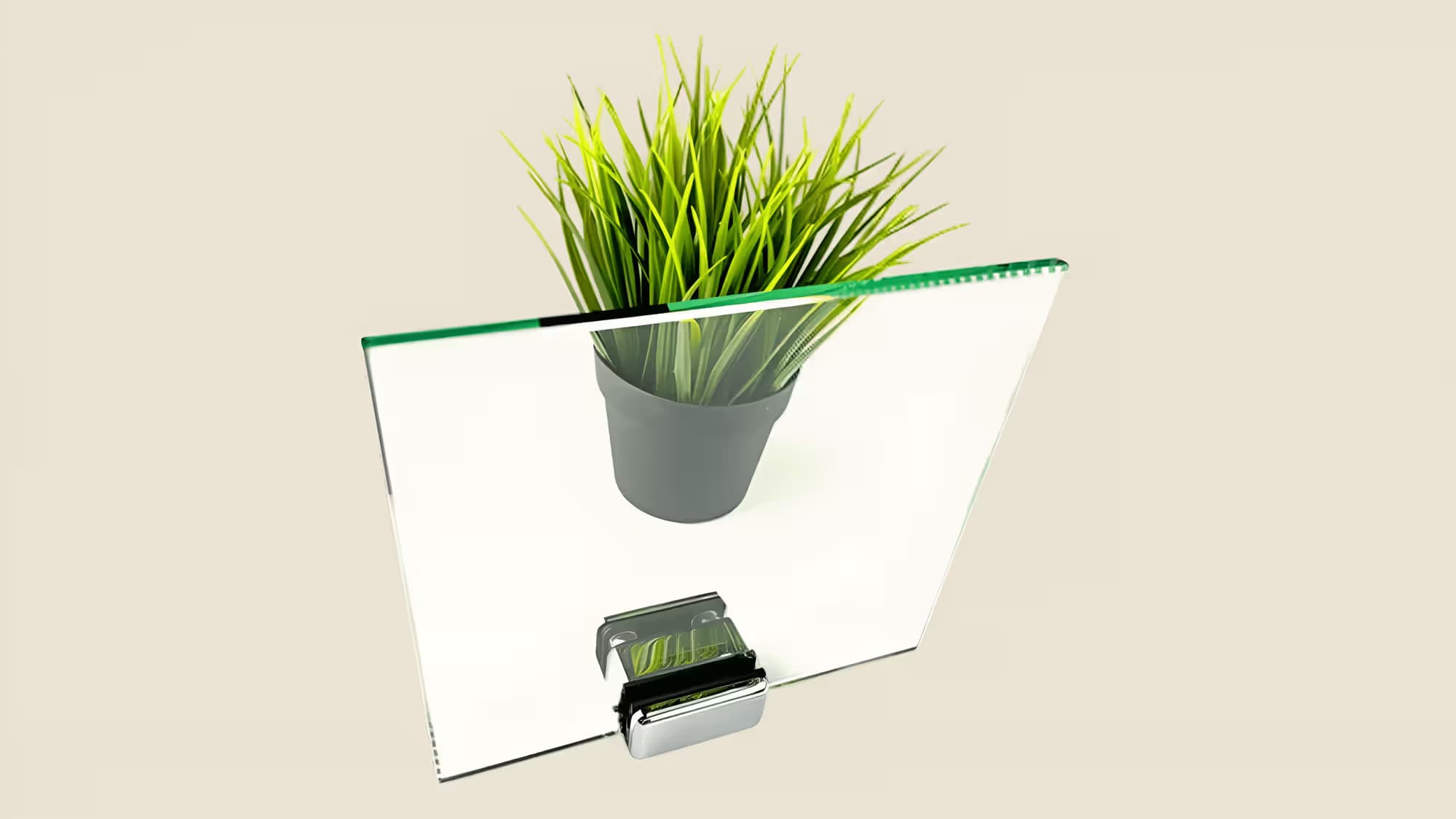 Бесцветное стекло (Б\Ц) (с зеленым оттенком) на заказ сочи