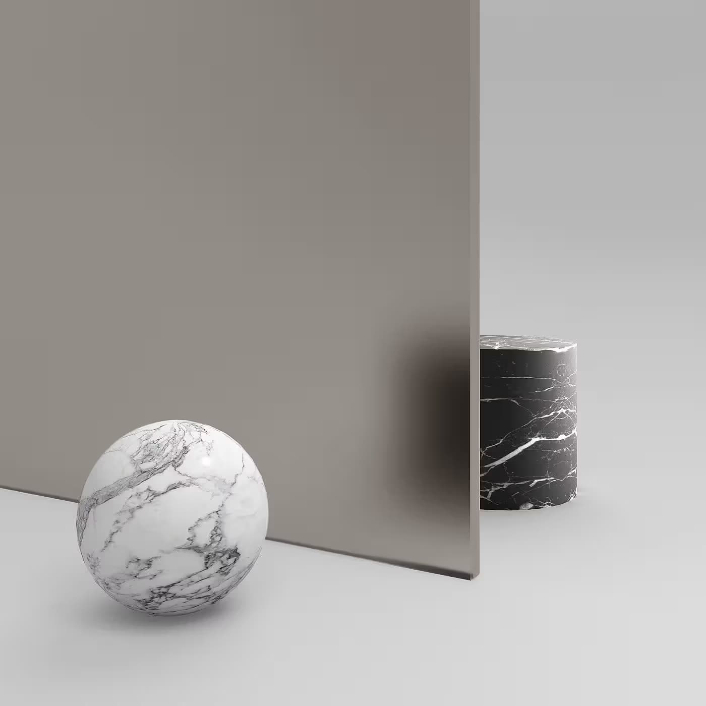 матовое бронзовое стекло Satinato Bronzo